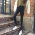 Skinny Fit Plain Pencil Pants