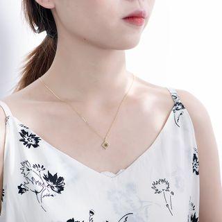 Perforated Necklace X143 - Gold - One Size