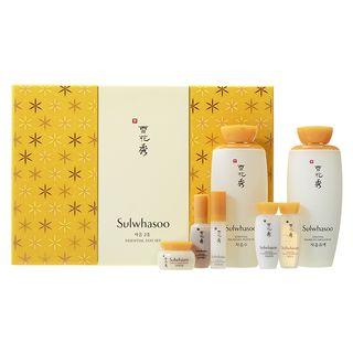 Sulwhasoo - Essential Duo Set B: Balancing Water Ex 125ml + 15ml + Balancing Emulsion Ex 125ml + 15ml + Rejuvenating Eye Cream Ex 3.5ml + Firming Cream Ex 5ml + First Care Activating Serum Ex 8ml 7pcs