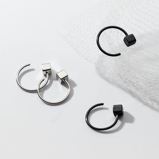 Sterling Silver Cube Ear Cuff