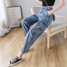 High-waist Cargo Jogger Jeans