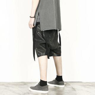Glossy Harem Shorts