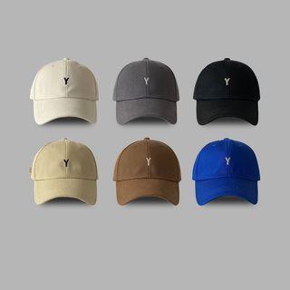 Letter Y Embroidered Baseball Cap
