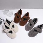 Faux Shearling Mary Jane Shoes