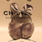 Faux Fur Bow Earmuff