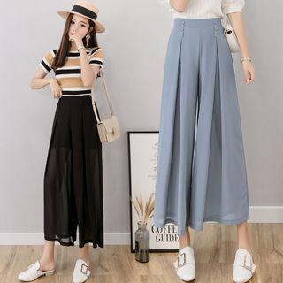 Chiffon Wide-leg  Pants