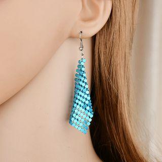 Alloy Sequin Dangle Earring