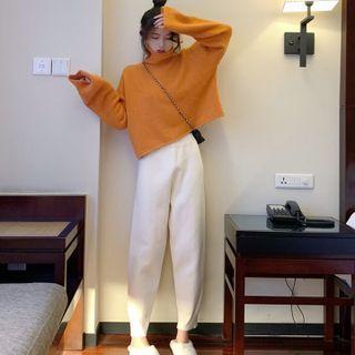 Turtleneck Sweater / Harem Pants / Set