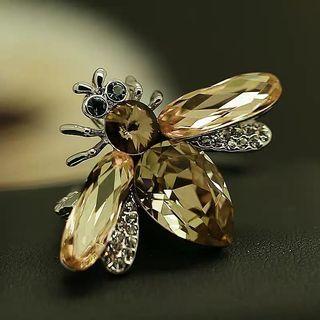 Bee Rhinestone Brooch