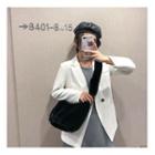 Faux-fur Plain Cross Bag