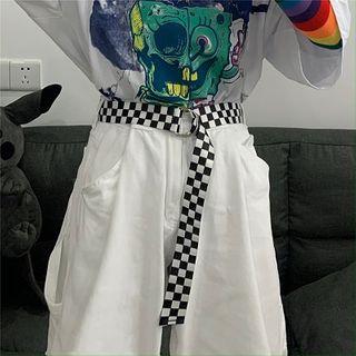 Check Belt Check - Black & White - One Size