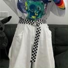Check Belt Check - Black & White - One Size