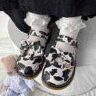 Print Platform Mary Jane Shoes