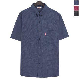 Short-sleeve Checked Shirt