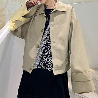 Cropped Single-breasted Jacket