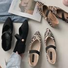 Pointy Mary Jane Flats (various Designs)