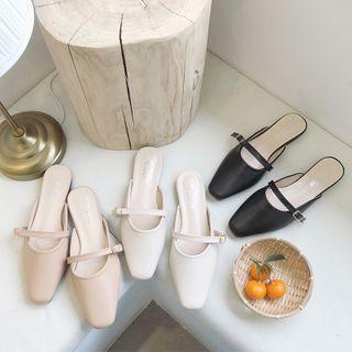 Block Heel Mules (various Designs)