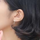 Sterling Silver Snowflake Drop Earring