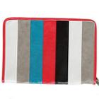 Striped Clutch Bag