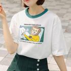 Short-sleeve Lion Print T-shirt As Shown In Figure - One Size