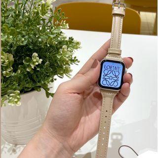 Faux Leather Apple Watch Band