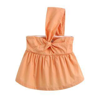 One-shoulder Twist Top