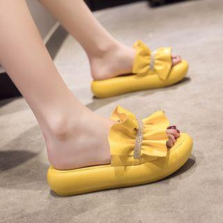 Platform Frill Trim Sandals