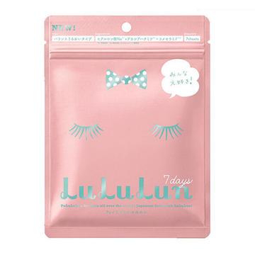 Lululun - Balance Moisture Face Mask (pink) 7 Pcs
