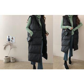 Duck-down Padded Long Vest