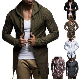 Plain / Camo Hooded Jacket