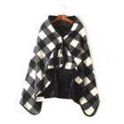 Plaid Fleece Shawl