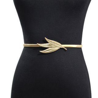 Leaf Metal Buckled Chain Belt