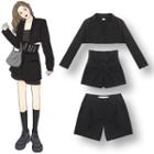 Cropped Blazer / A-line Skirt / Shorts