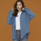 Hooded Light Jacket Airy Blue - One Size