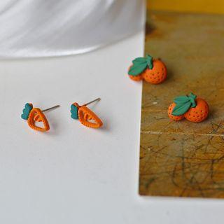 Alloy Fruit / Carrot Earring