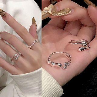 Beaded Open Ring / Layered Open Ring / Set