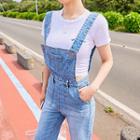 Straight-cut Washed Jumper Jeans