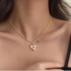 Asymmetrical Heart Star Drop Earring / Necklace