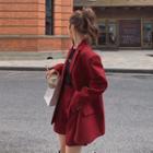 Set: Single Breasted Blazer + Plain Shorts