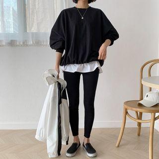 Set: Oversized Layered Sweatshirt + Leggings