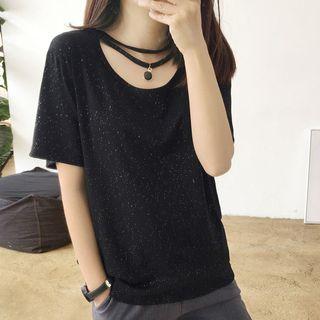 Short-sleeve Necklace T-shirt