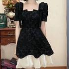 Two-tone Mini A-line Dress (various Designs)