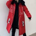 Mock Two-piece Long Parka