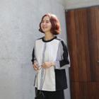 Striped Color-block Shirt