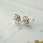 925 Silver Lotus Studs