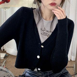 Set: Cropped Cardigan + Sleeveless Top