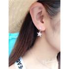 Rhinestone-star Earrings