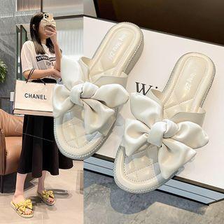 Ribbon Platform Flip-flops