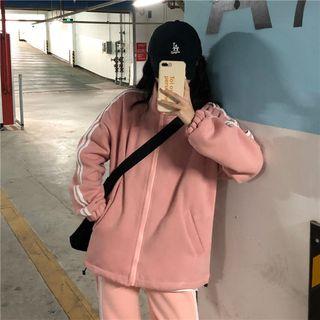 Set: Striped Detail Jacket + Sweatpants