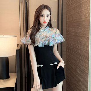 Set: Mini A-line Dress + Shorts